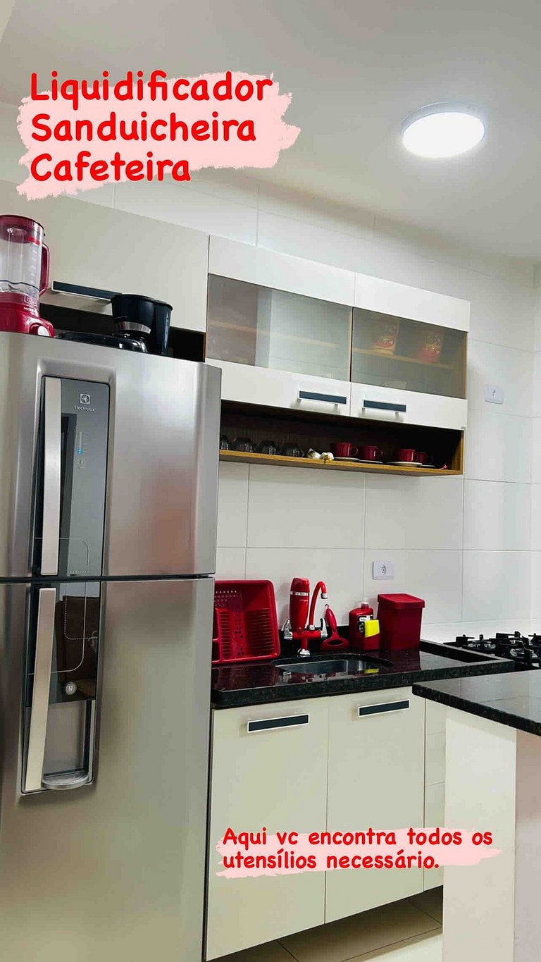 Lindo apto piscina e próximo à praia QX01H