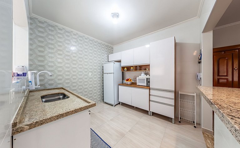 Apartamento aconchegante com piscina no Caiçara