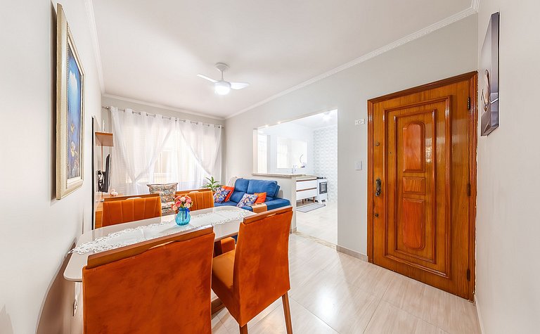 Apartamento confortável com piscina no Caiçara