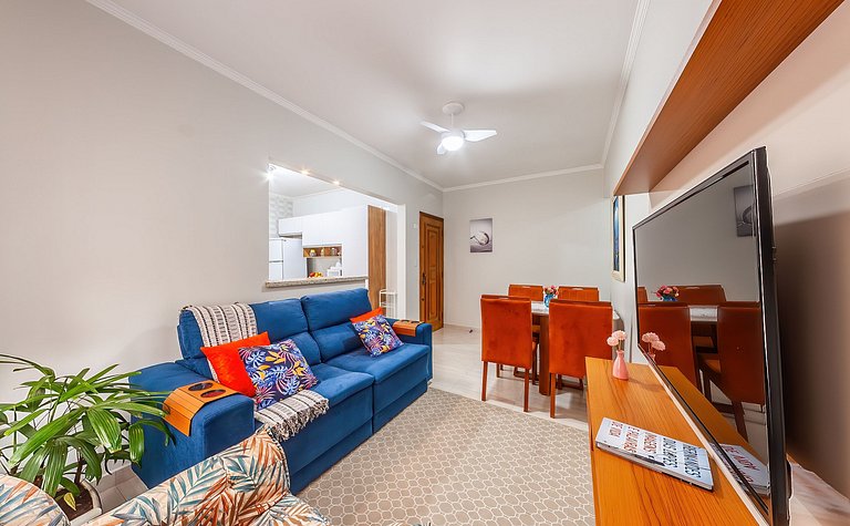 Apartamento aconchegante com piscina no Caiçara