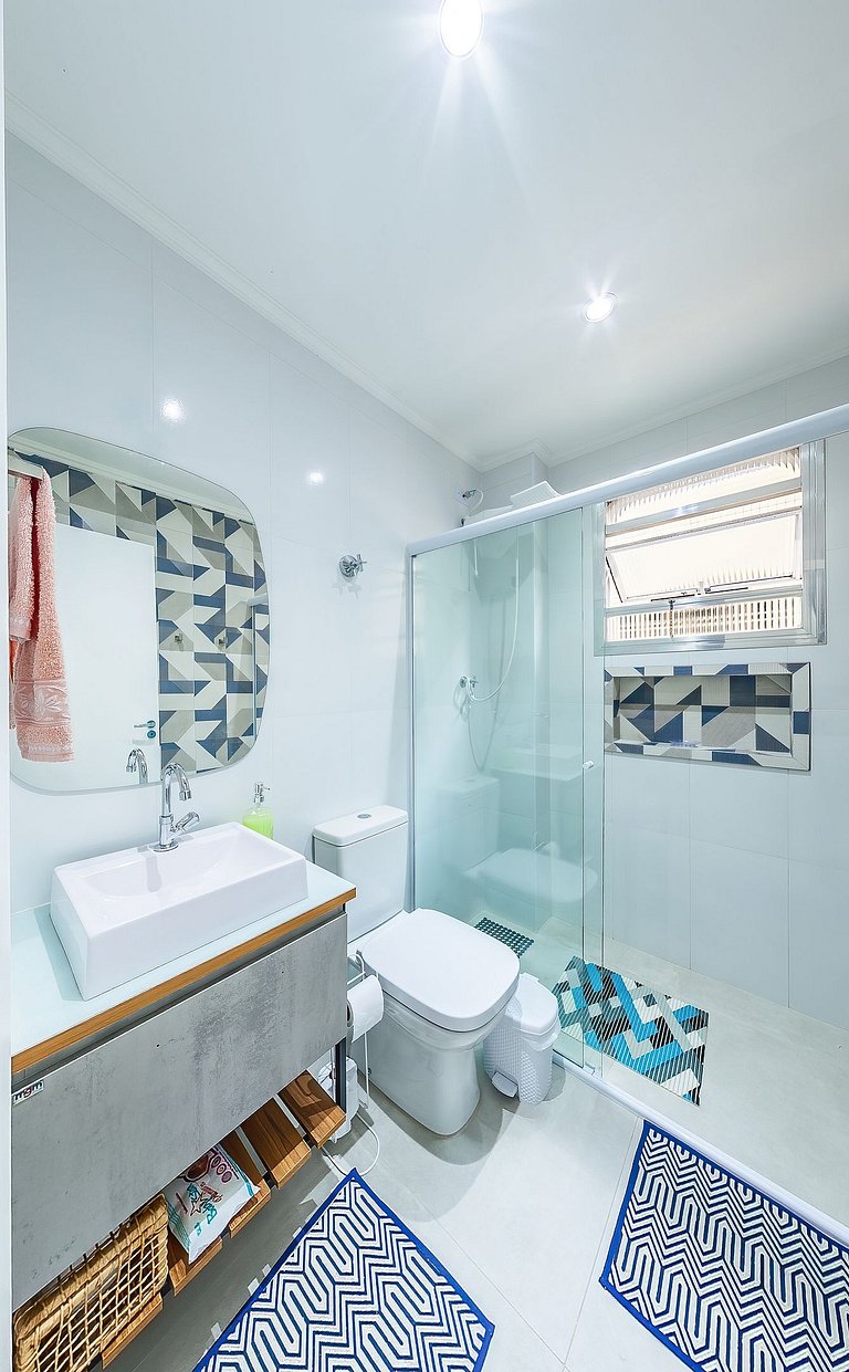 Apartamento confortável com piscina no Caiçara