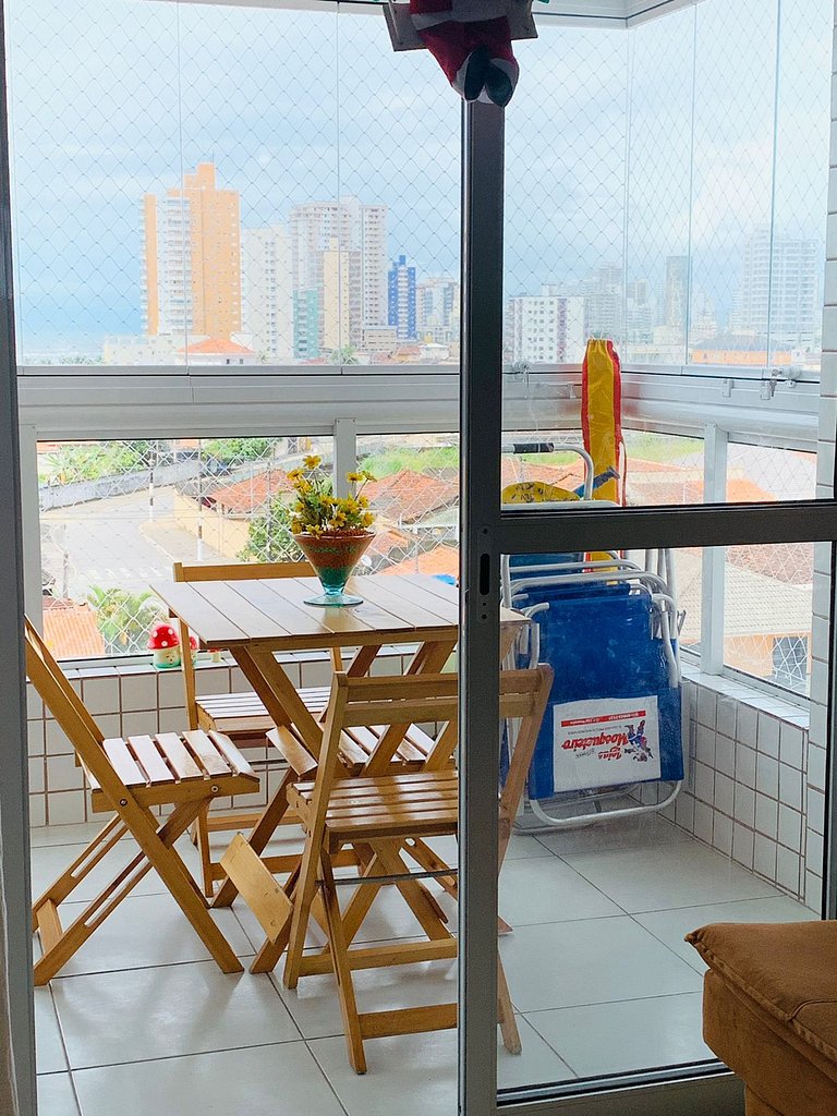 Lindo apto piscina liberada e próximo à praia QX01H