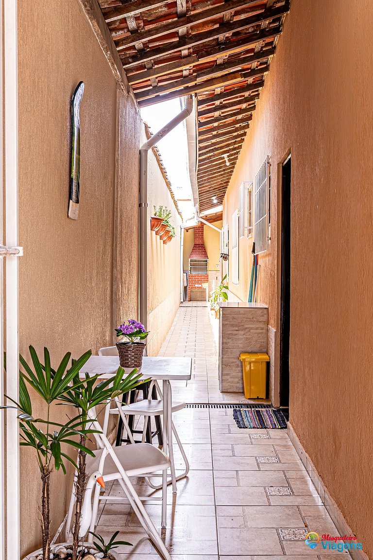 Refúgio acolhedor no Maracanã com churrasqueira e todo o con