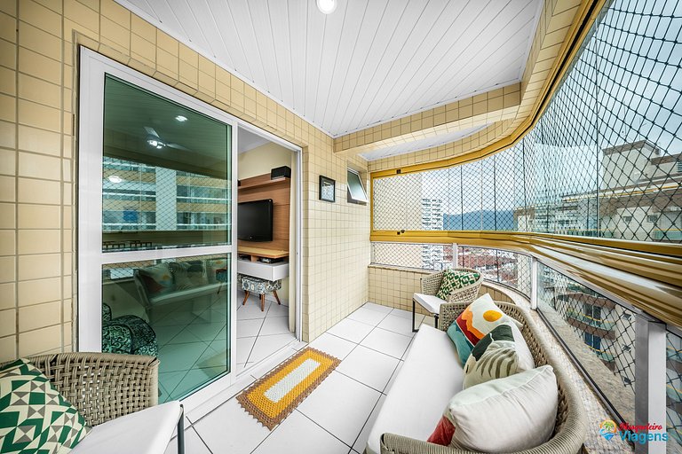 Paraíso a 100 metros da praia no bairro Caiçara